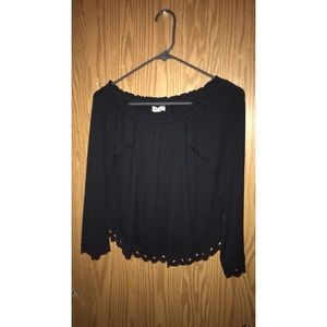 Off the shoulder shirt